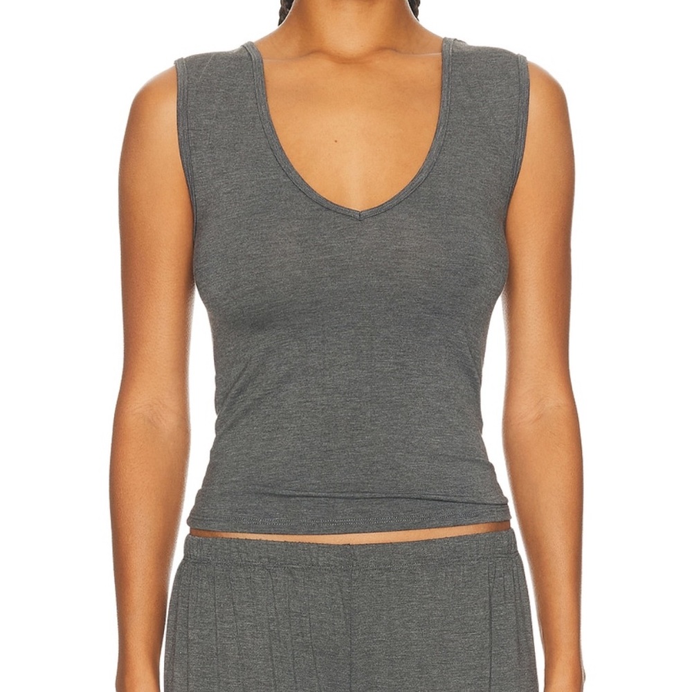 Kye Recline Tank in Charcoal Gray